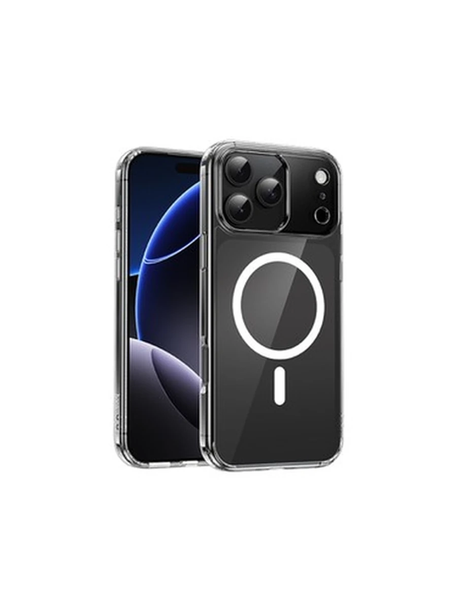 Чехлы Hoco Magnetic series airbag anti-fall protective shell for iP17 Pro Max (transparent)