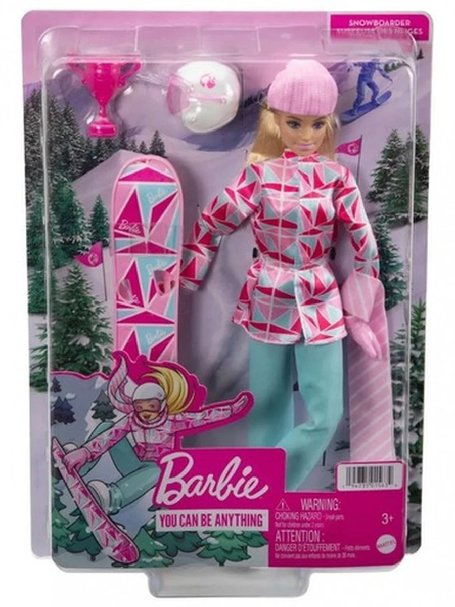 Кукла Сноубордист Barbie HCN32