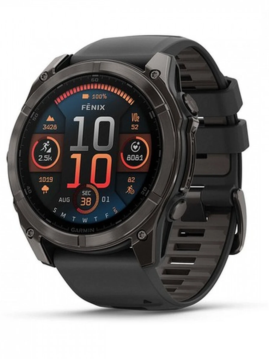 Fenix 8 51 Solar sapphire Black band