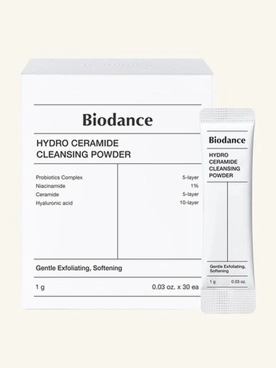 ЭНЗИМНАЯ ПУДРА HYDRO CERAMIDE CLEANSING POWDER 1G*30EA (BIODANCE)