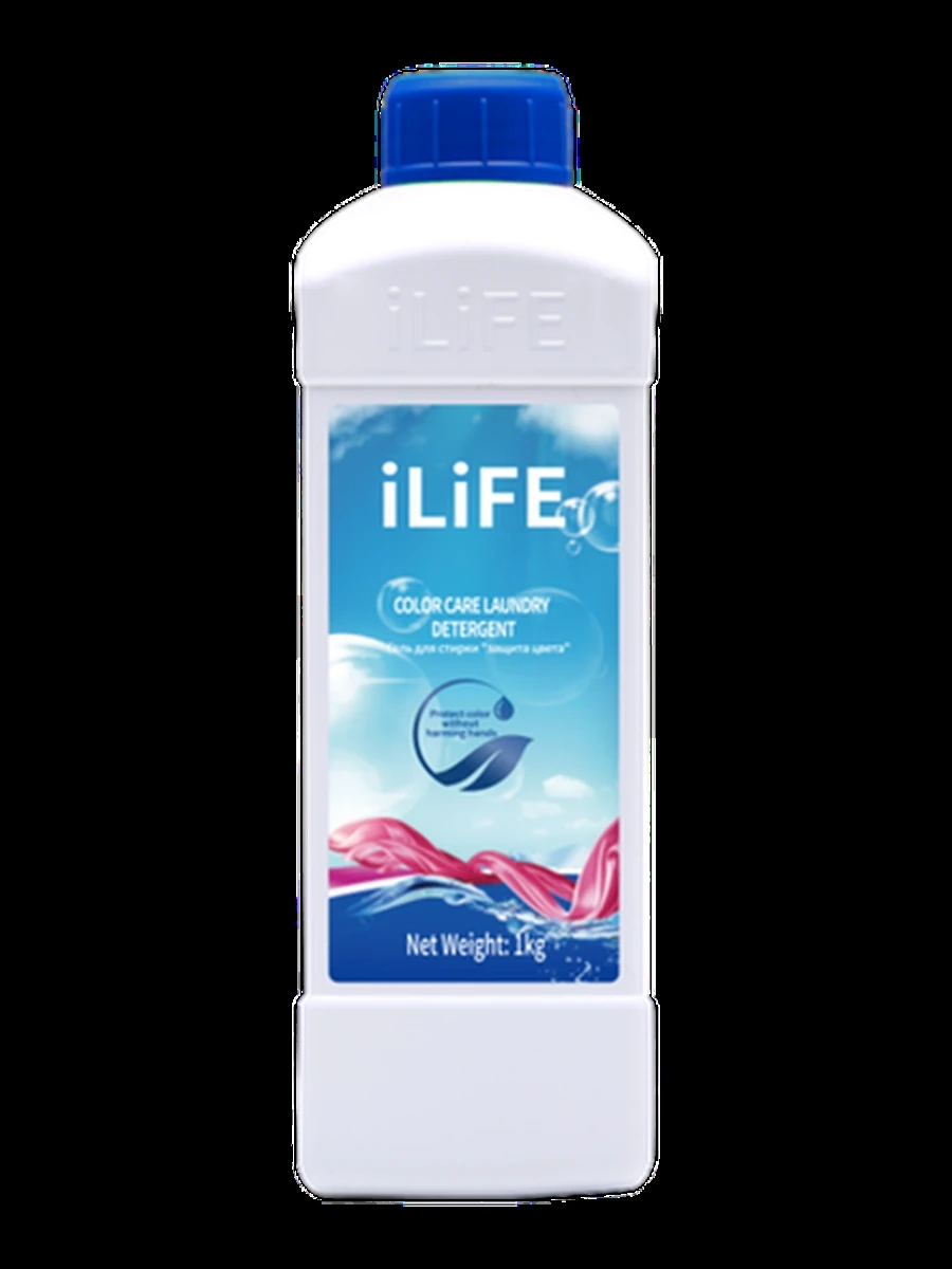 iLiFE Гель для стирки цветного белья "Защита цвета" 1 кг