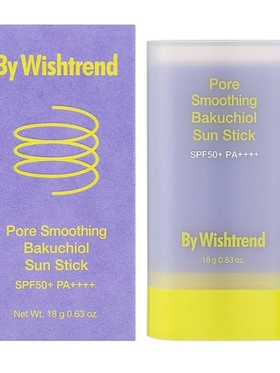 СОЛНЦЕЗАЩИТНЫЙ СТИК PORE SMOOTHING BAKUCHIOL SUN STICK SPF50/PA++++ 18G (BY WISHTREND)