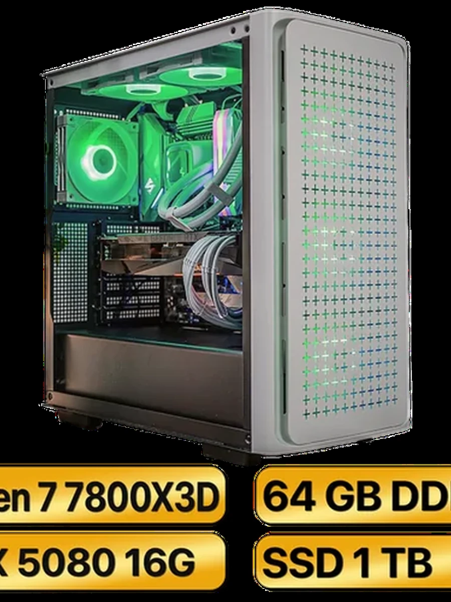 Игровой Компьютер RYZEN 7 7800X3D + RTX5080  16GB