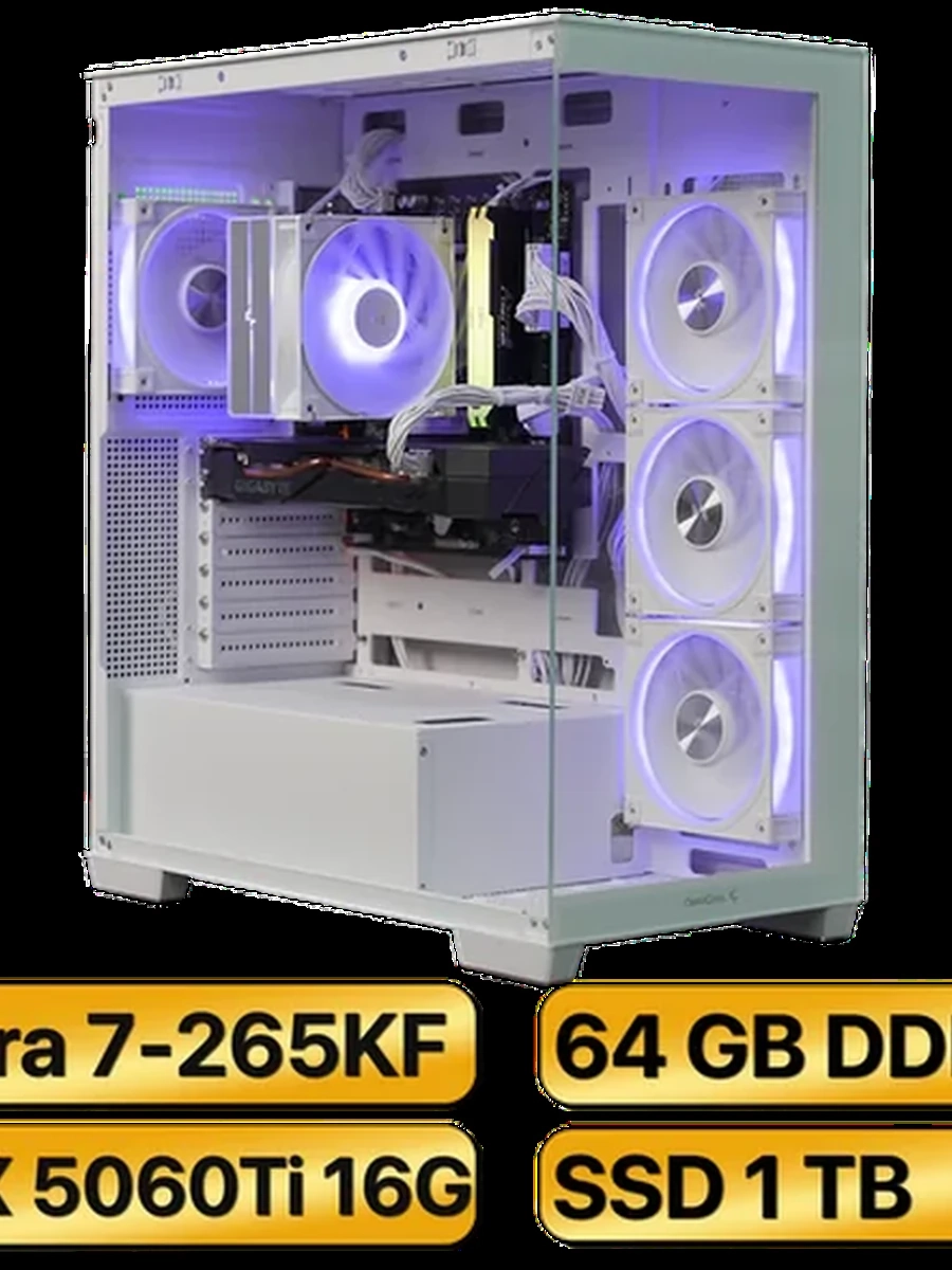 Игровой Компьютер Ultra 7-265KF + RTX5060Ti  (16GB) GDDR7