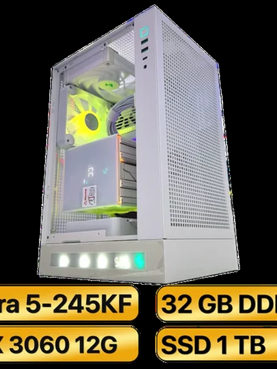 Игровой Компьютер  Ultra 5-245KF + RTX3060  12GB GDDR6