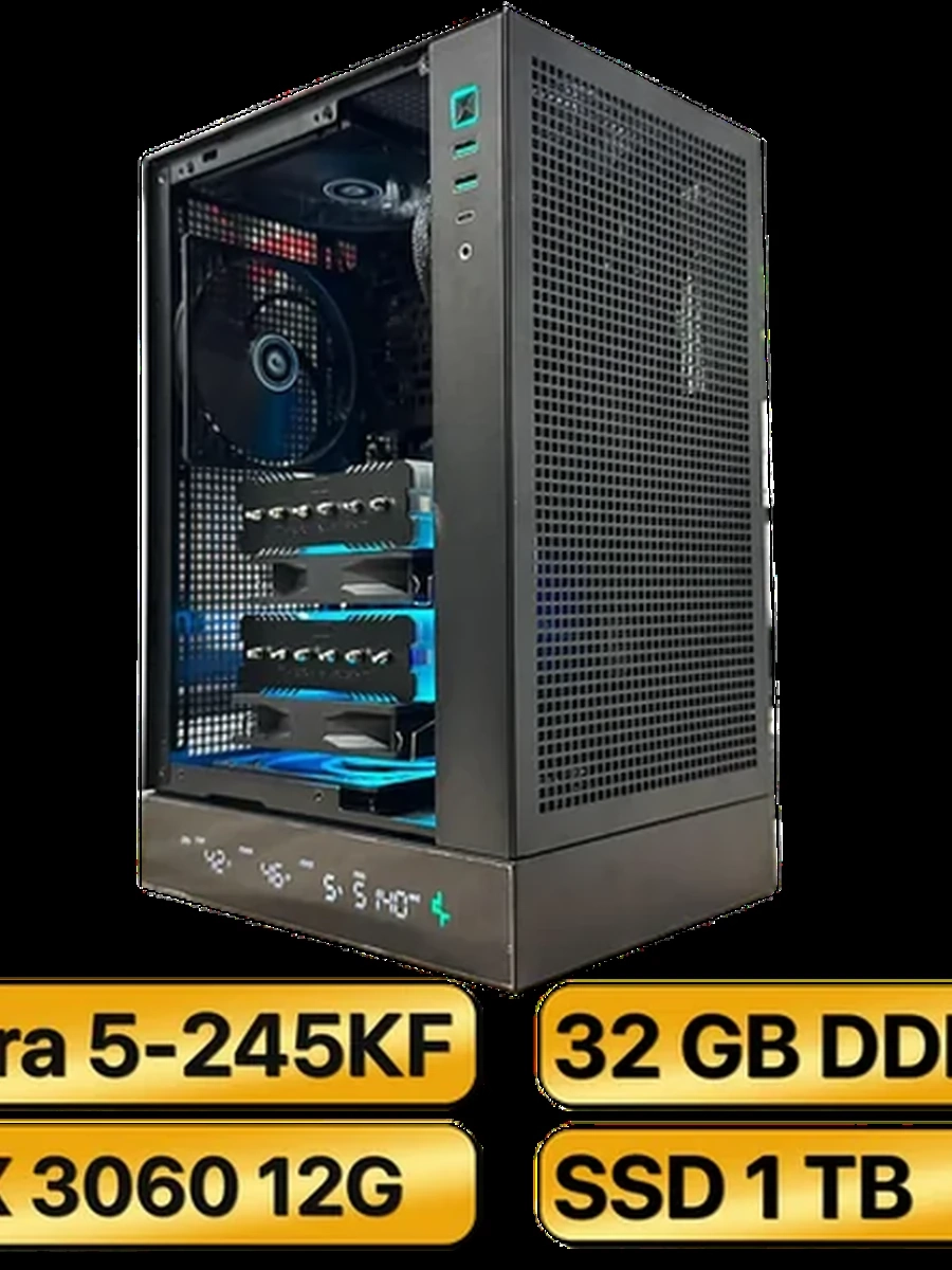 Игровой Компьютер  Ultra 5-245KF + RTX3060  12GB GDDR6
