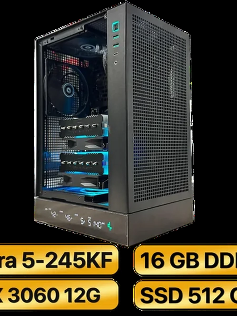 Игровой Компьютер  Ultra 5-245KF + RTX3060  12GB GDDR6