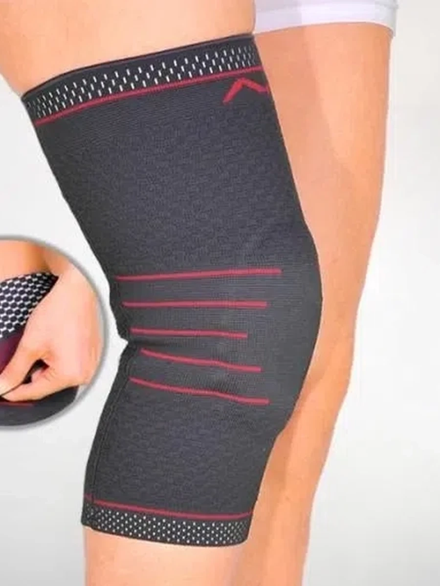 REF 700                                         Наколенник с силиконовой вставкой для поддержки чашечки и боковыми гибкими вставками