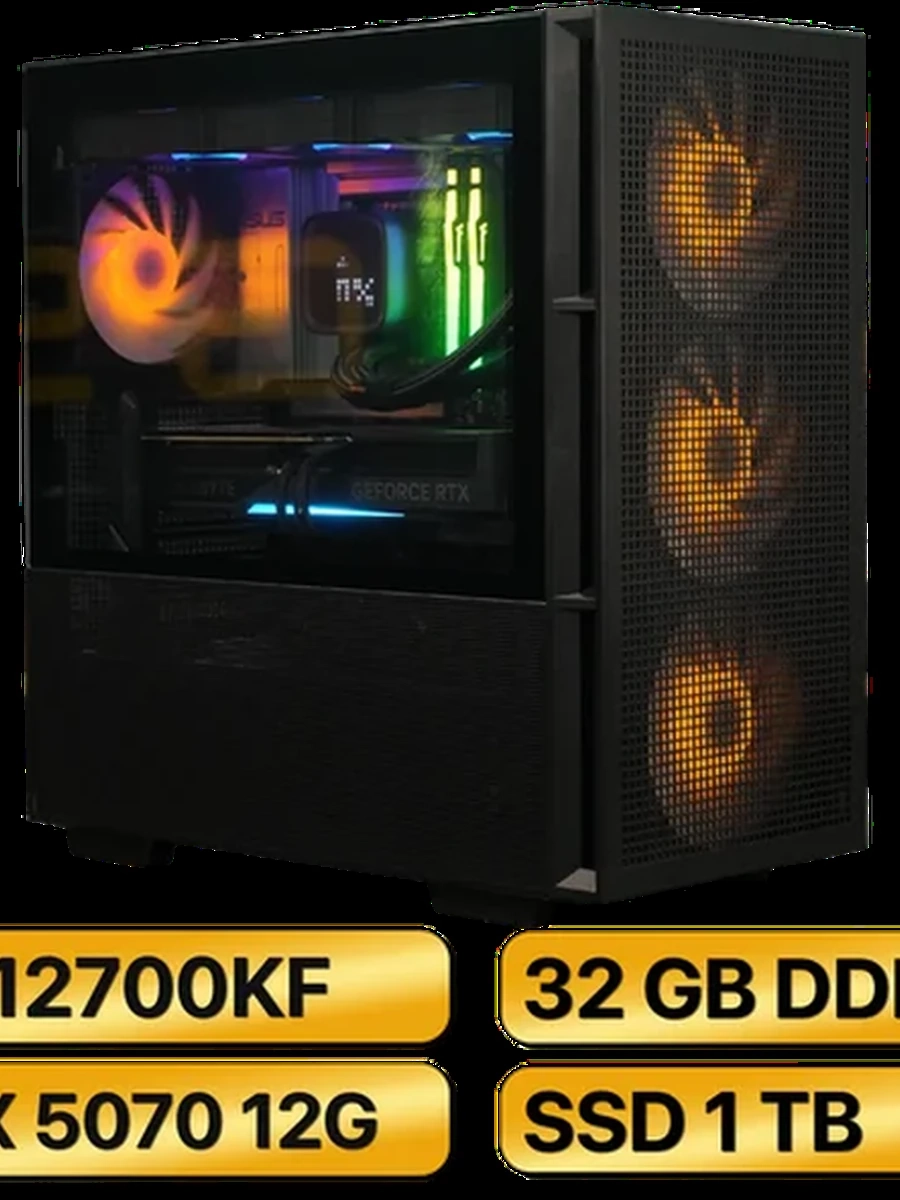 Игровой Компьютер  i7-12700KF + RTX5070 OC (12GB)