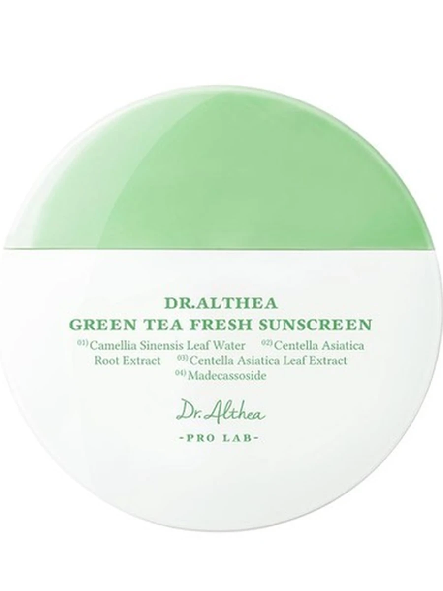 СОЛНЦЕЗАЩИТНЫЙ КРЕМ GREEN TEA FRESH SUNSCREEN SPF50/PA++++ (DR.ALTHEA)
