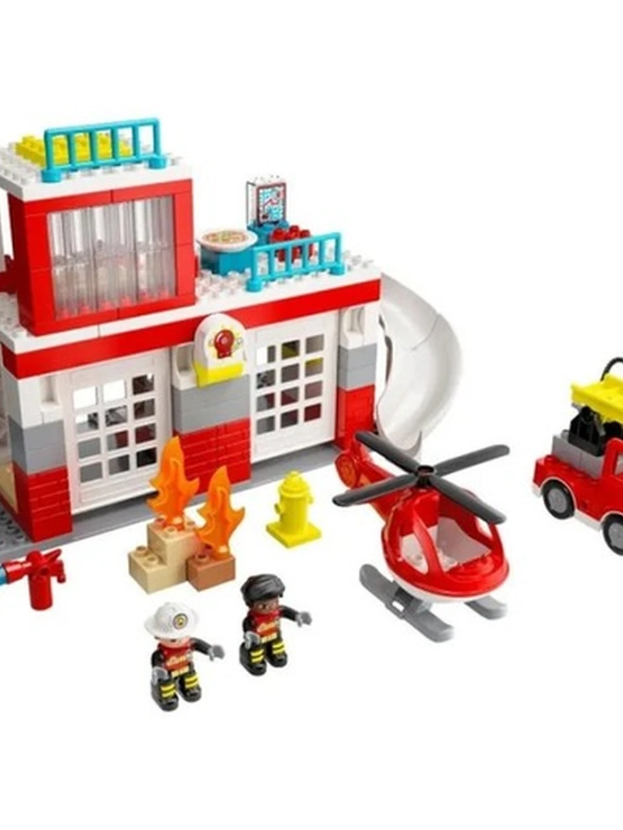 Конструктор Lego Duplo 10970 Пожарная часть и веротолёт