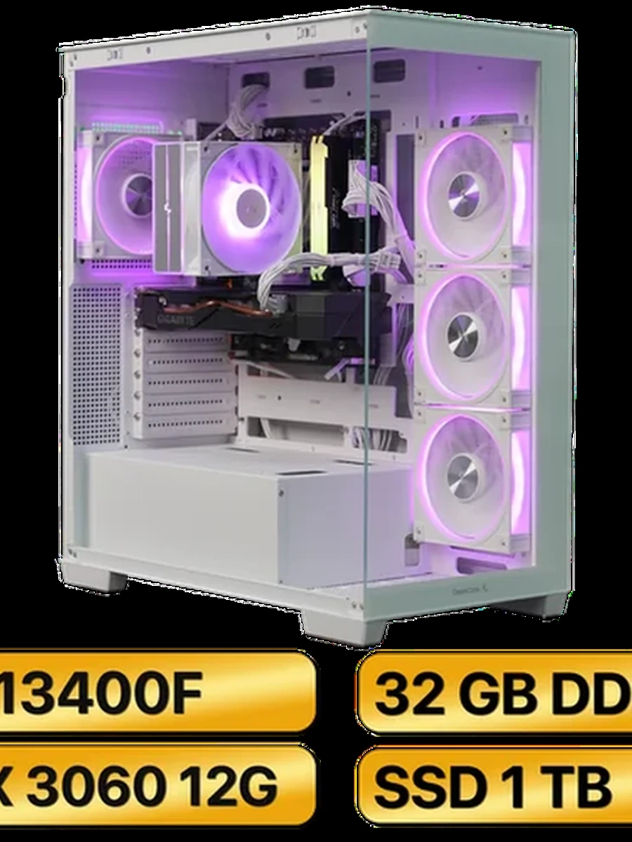 Игровой Компьютер i5-13400F + RTX3060  12GB GDDR6