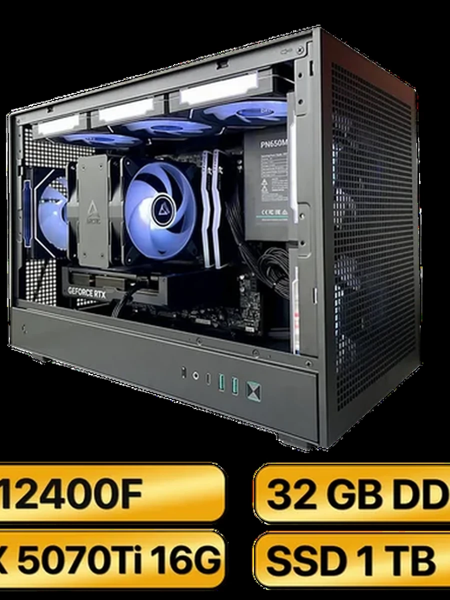 Игровой Компьютер i5-12400F  +  RTX5070Ti  (16GB) GDDR7