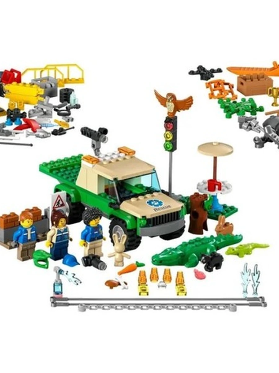 Конструктор Lego City 60353 Миссия по спасению диких животных