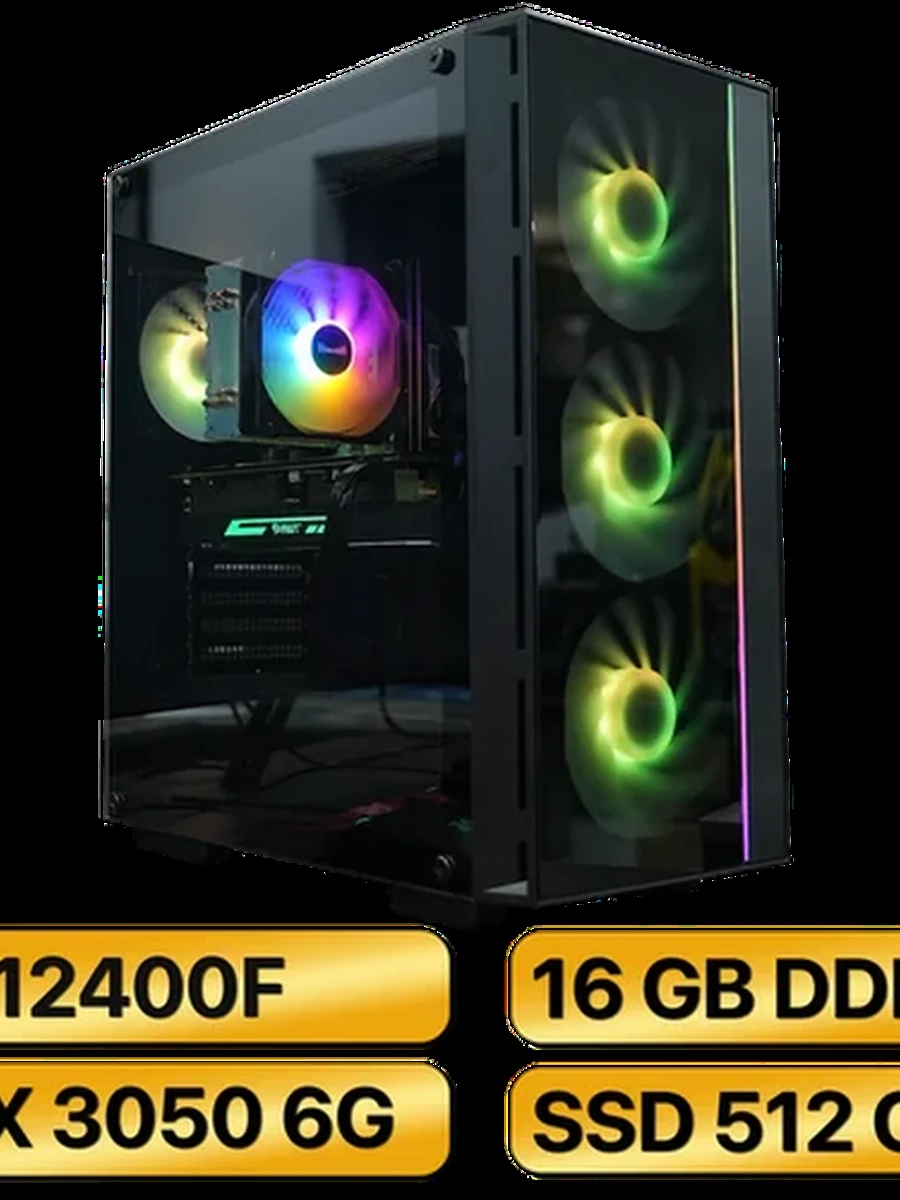 Игровой Компьютер i5-12400F +  RTX 3050 6GB