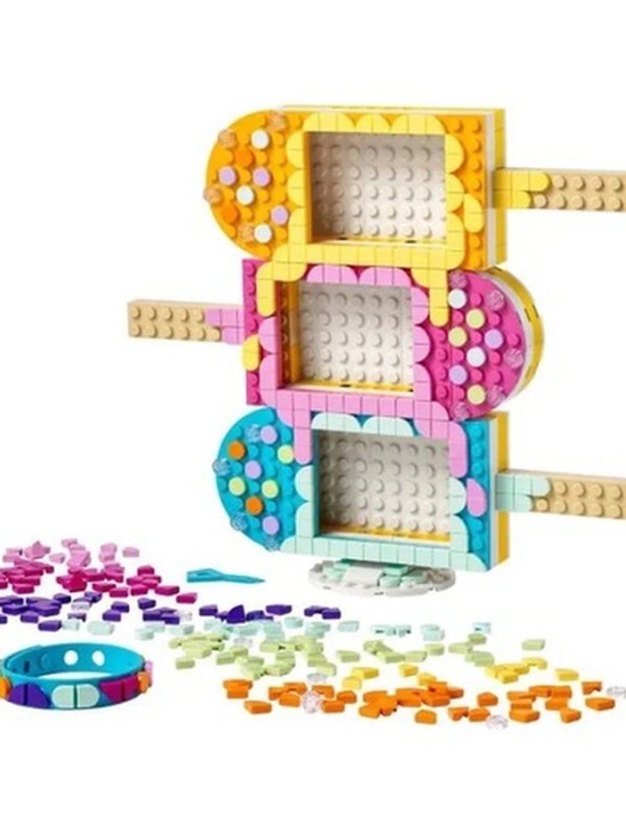 Конструктор Lego DOTs 41956 Рамки для фотографий и браслет из мороженого
