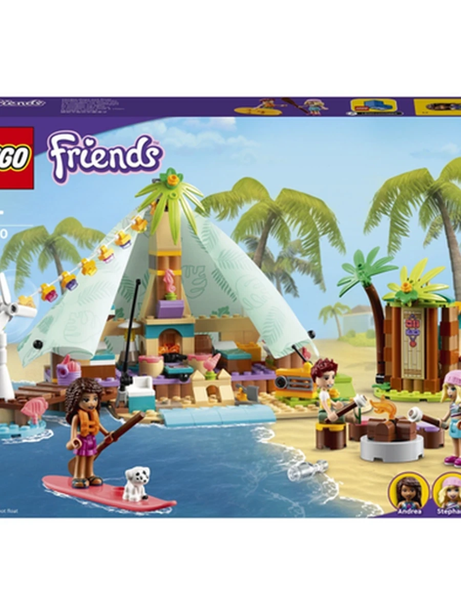Конструктор Lego Friends 41700 Кемпинг на пляже