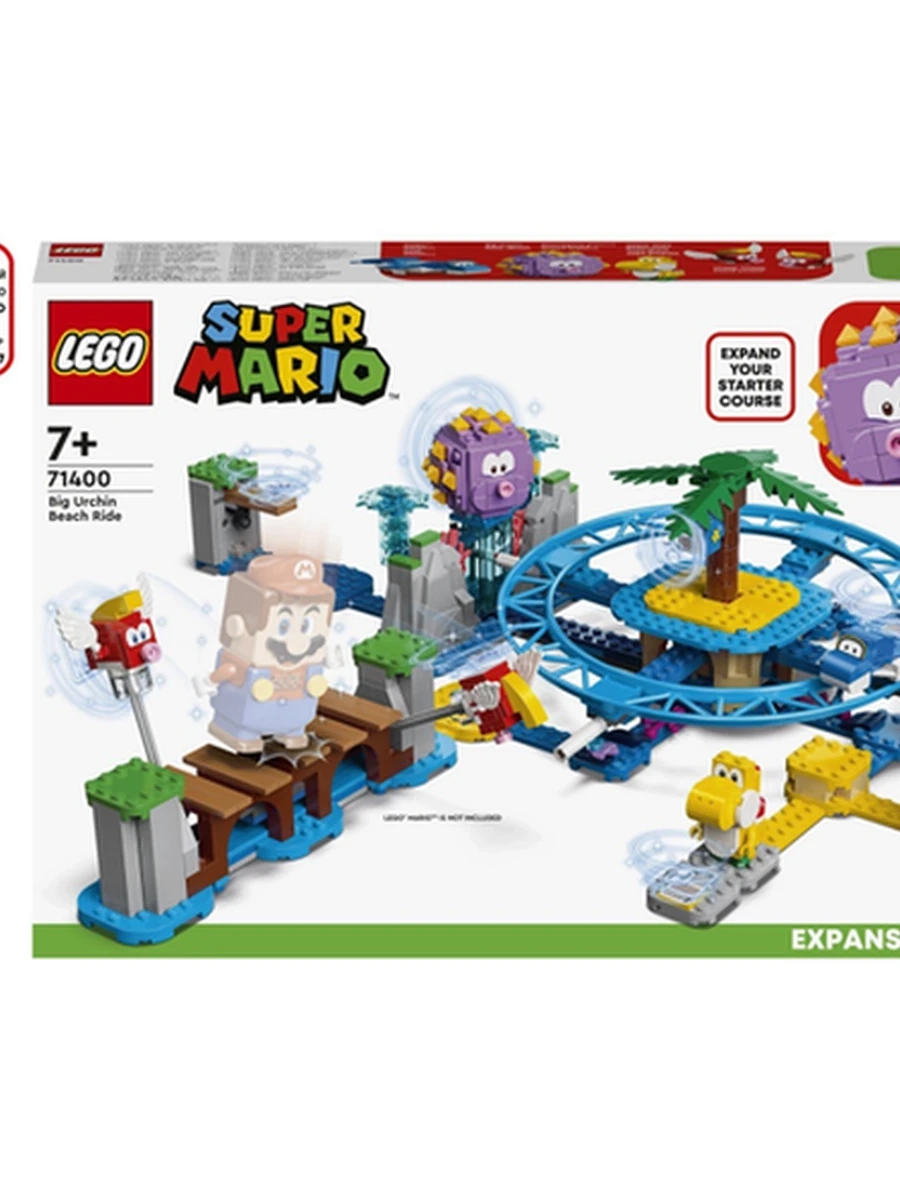 Конструктор Lego Super Mario 71400 Дополнительный набор Пляжное веселье Огромного ежа