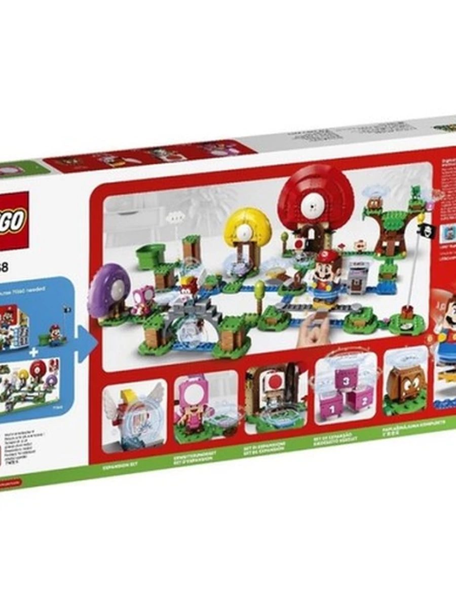 Конструктор Lego Super Mario 71368 Погоня за сокровищами Тоада. Дополнительный набор