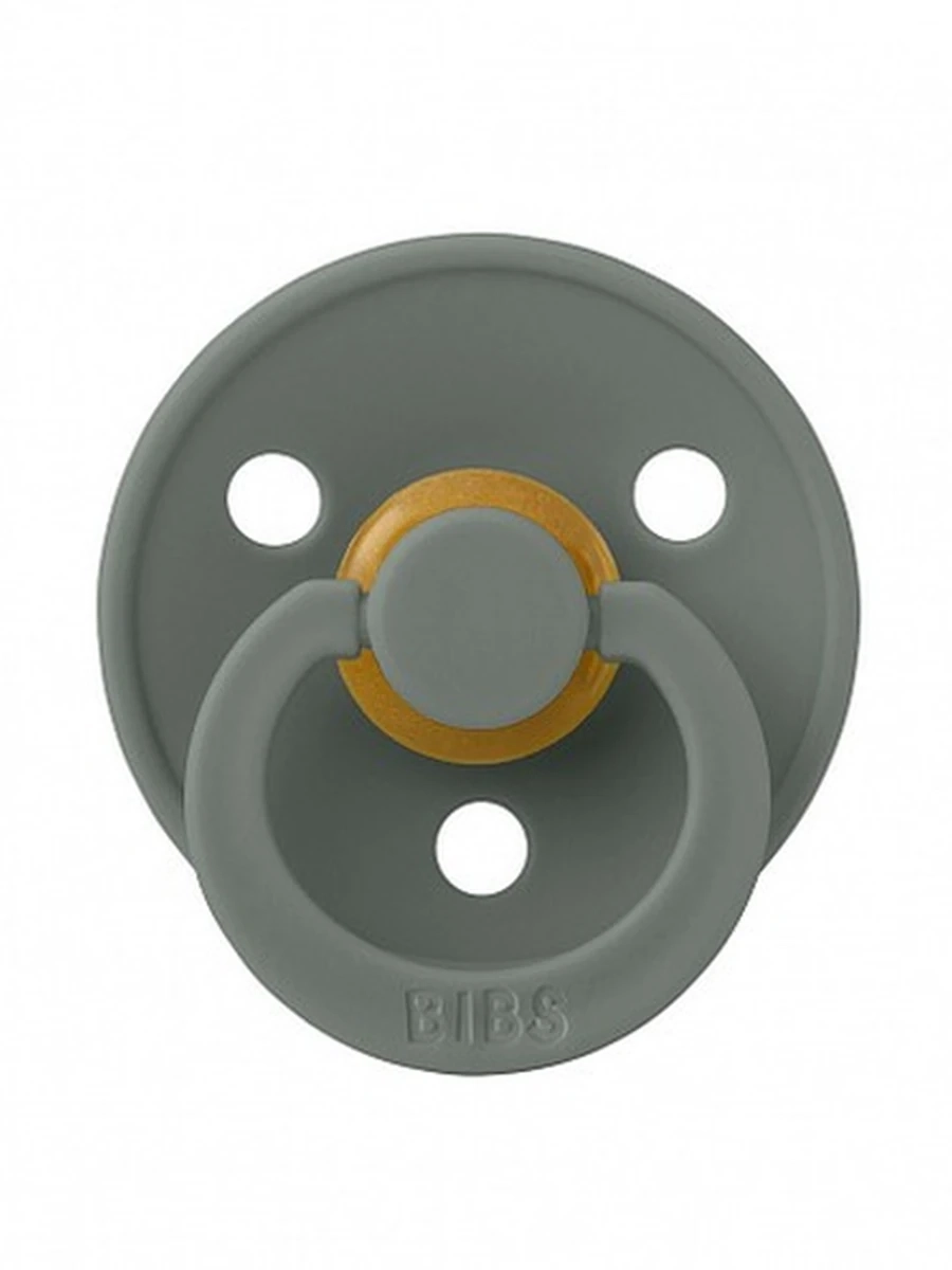 100315 Пустышка латексная BIBS Colour - Pine, 0+ мес