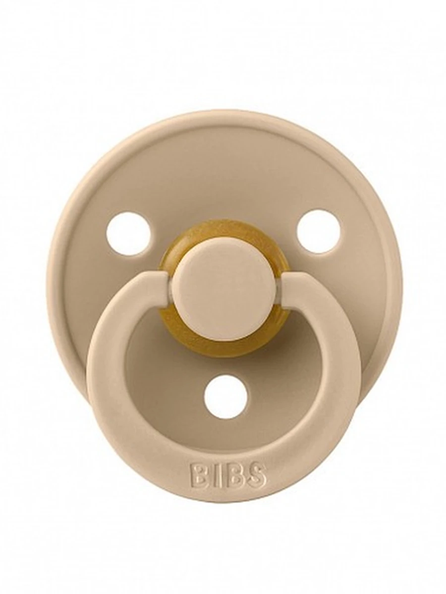 100326 Пустышка латексная BIBS Colour - Taupe, 0+ мес