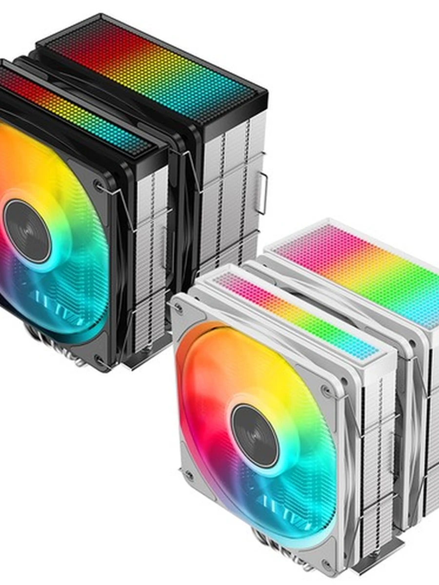 Кулер для процессора JIUSHARK JF500 ARGB [основание — медь, 1850 об/мин, 29.5 дБ, 4 pin, 265 Вт]