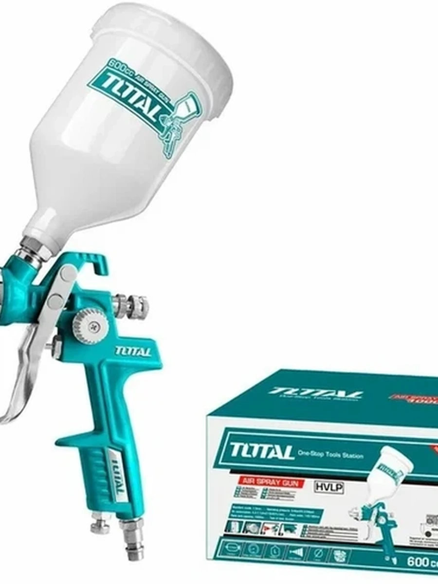 Спрей-пушка Total air spray gun 600cc tat10601