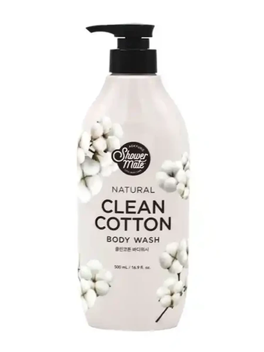 Гель для душа Shower mate Shower mate Clean Cotton Body Wash 500 ml УТ0208