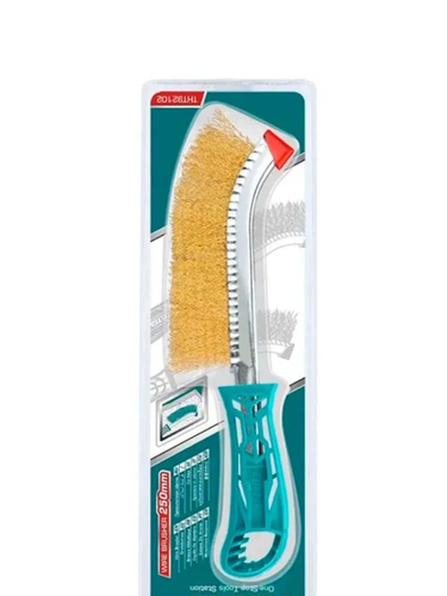 Щетка проволочная Total wire brusher 250мм tht92102