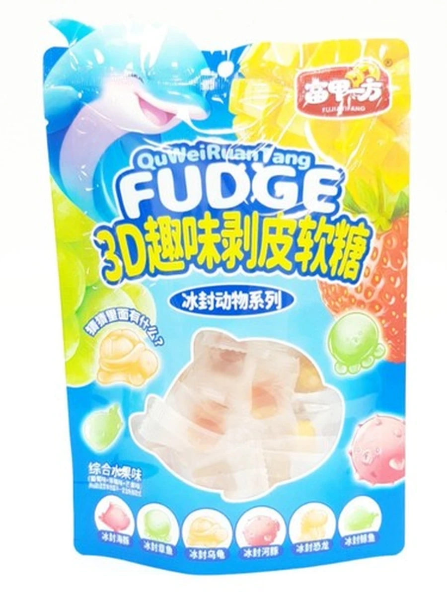 "FUDGE 3D" Фруктовые мармеладки 75г