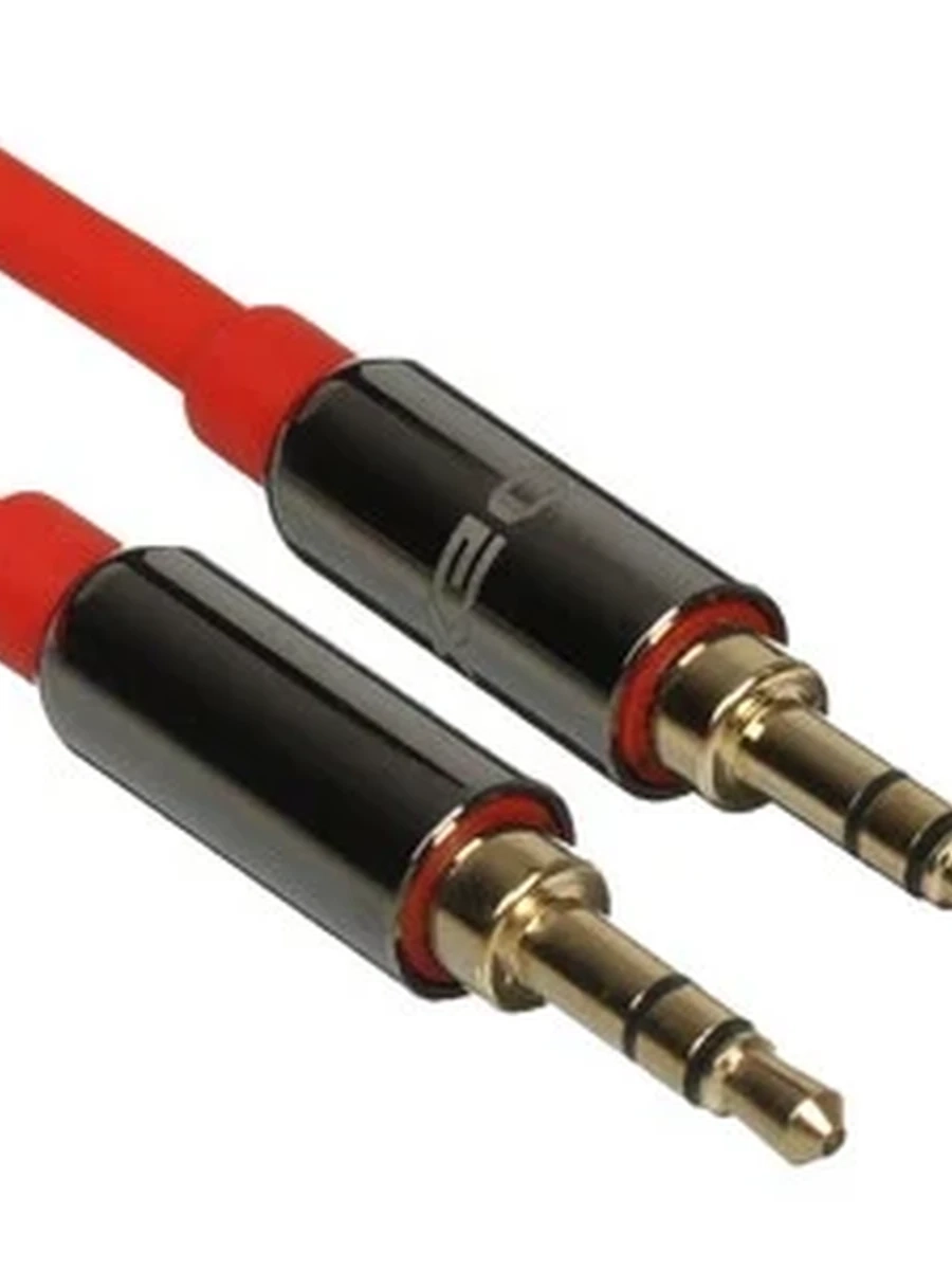 Кабель 3.5 Jack (M) - 3.5 Jack (M), 1m, DEXP [JJMM1SSR] Силикагель; Красный