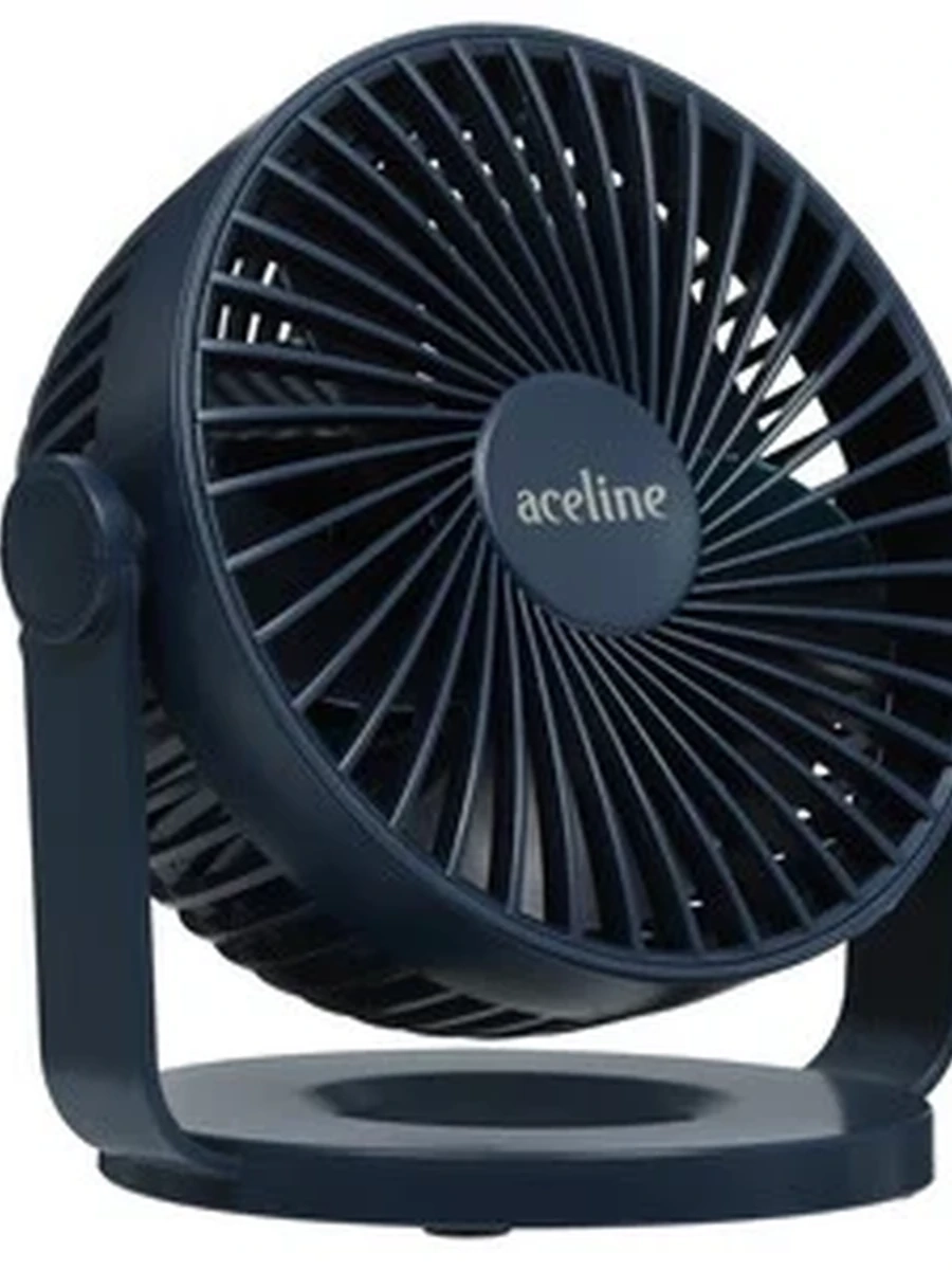 Вентилятор Aceline UDTF-5 синий [настольный, 4,5 Вт, скоростей - 3, диаметр - 113 мм]