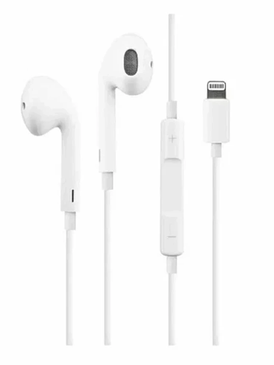 Проводные наушники Apple EarPods with Lightning Connector A1748