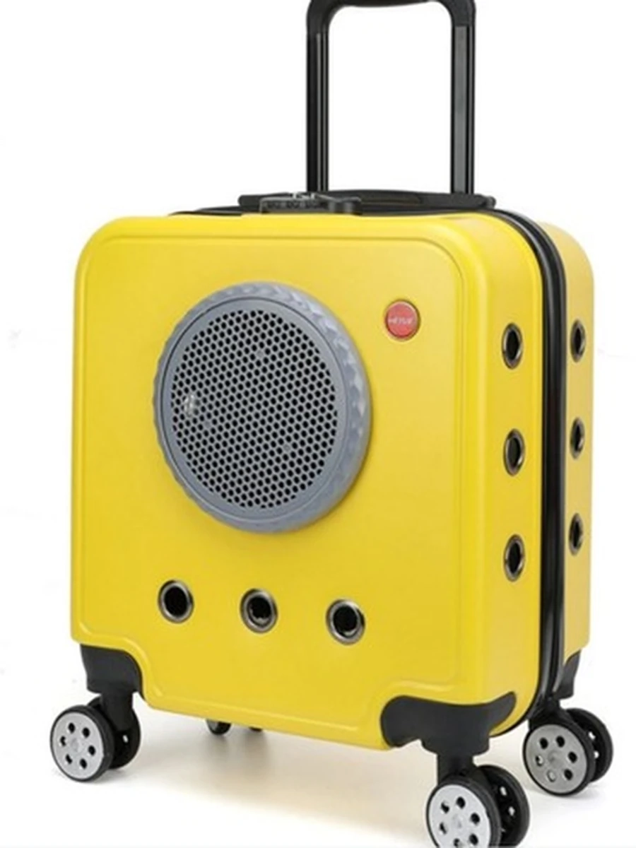 Рюкзак-переноска LOFFEPET 5029 Алюминиевый сплав тяговый стержень, желтый 38*45*22/PET-XB-374/ (ЭлЧин)