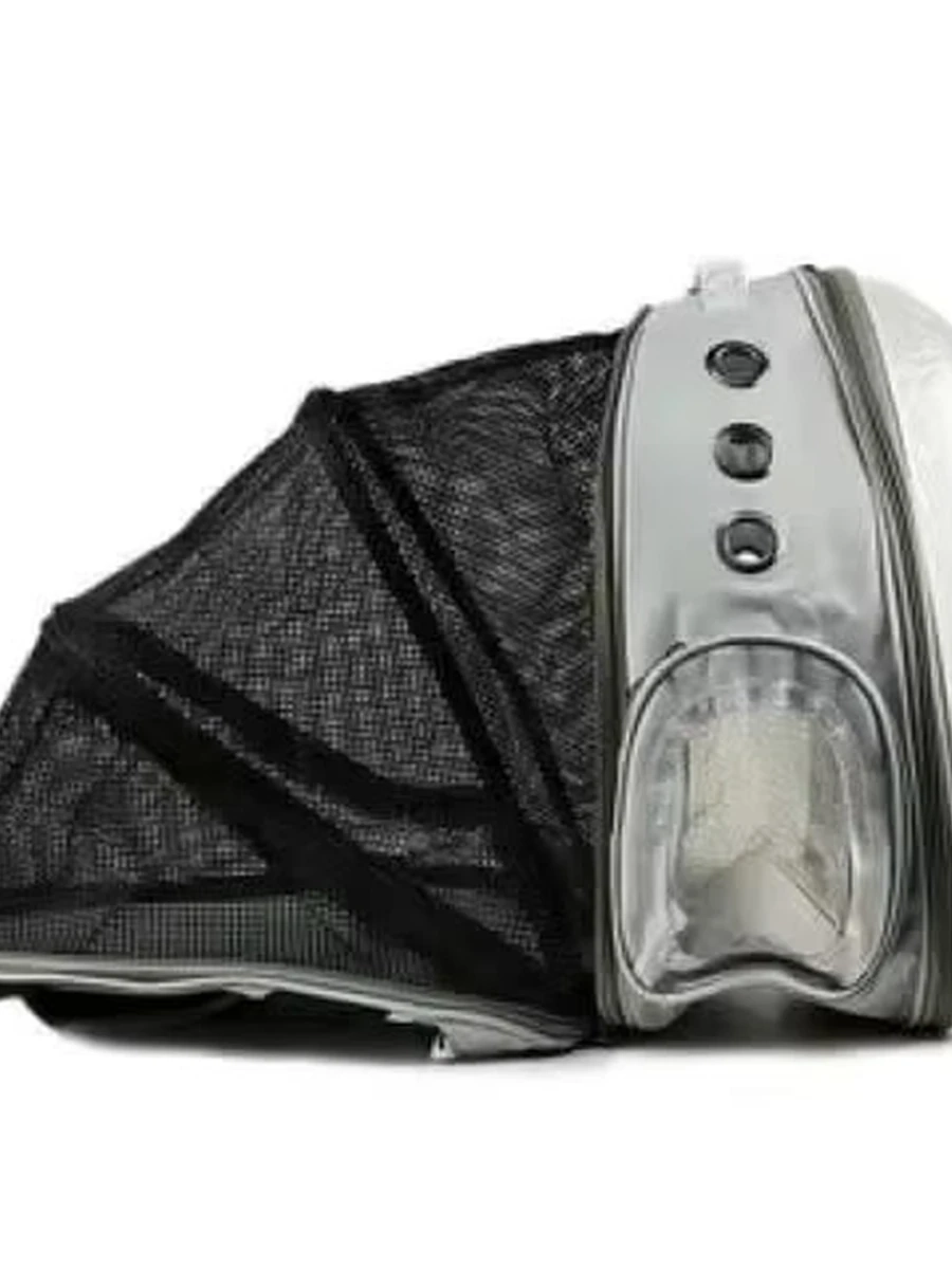 Рюкзак-переноска LOFFEPET расширяемая Space Bag серая 38*30*40 /XB-N037/ (ЭлЧин)