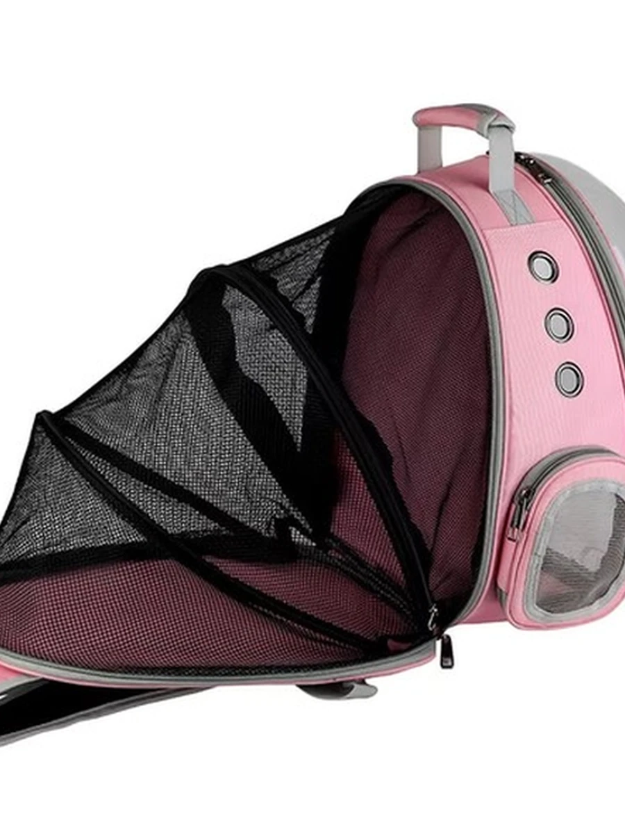 Рюкзак-переноска LOFFEPET расширяемая Space Bag розовая 38*30*40 /XB-N031/ (ЭлЧин)