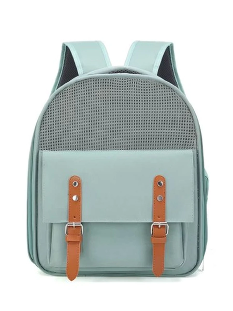 Рюкзак-переноска LOFFEPET с большым карманом зеленая 39*32*25 /PET23-XB07-09/ (ЭлЧин)