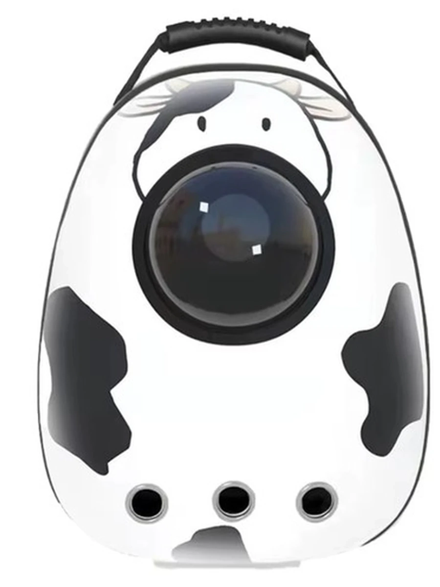 Рюкзак-переноска LOFFEPET для домашних животных капсула корова красные и белые (модные грейпфрутовые полосы) 30*42*25 /XB-N001/ (ЭлЧин)