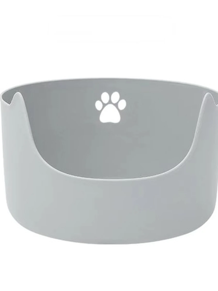 Туалет Гигантский кошачий (очень большой XL) серый 55*33 /PET-MSP-110/ (ЭлЧин)