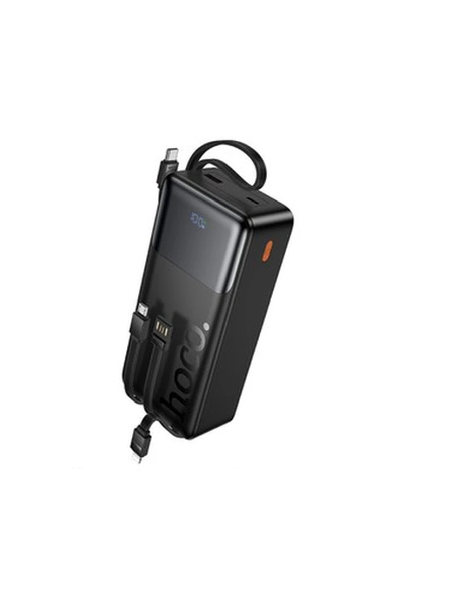 Power Bank HOCO J156B Founder 22.5W+PD20W fully compatible power bank with four cables(30000mAhBalck