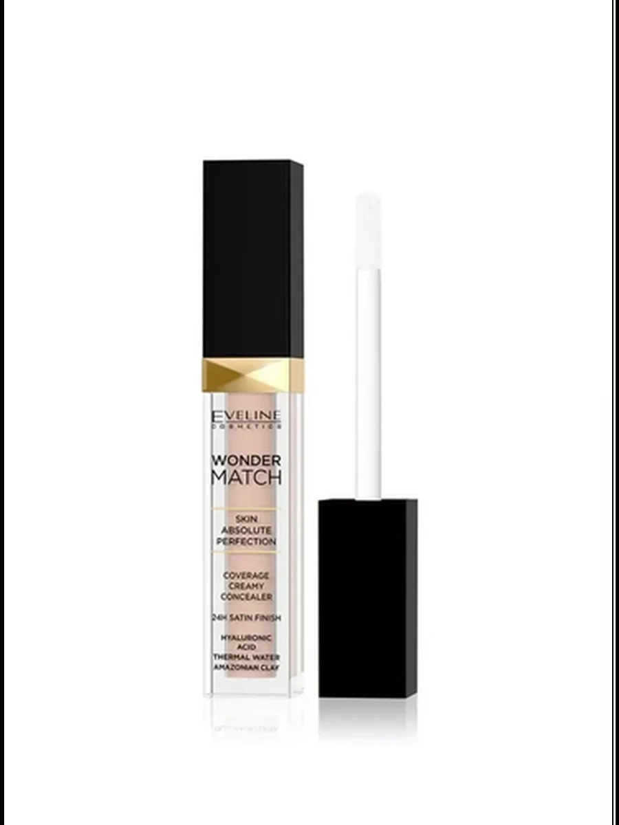 Eveline Wonder Match Coverage Creamy Concealer 025 Light Beige