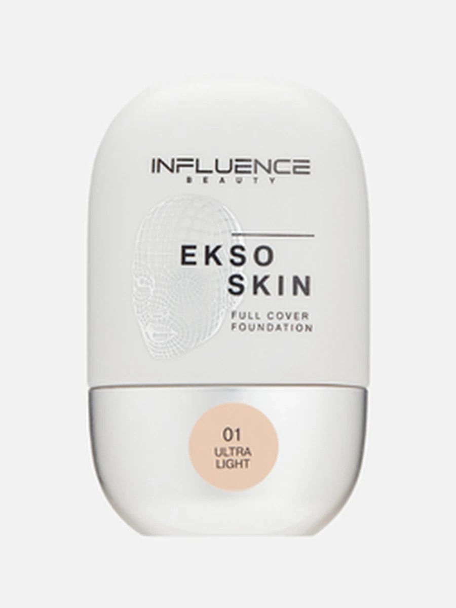 Influence Ekso Skin Full Cover Foundation 01 ultra light