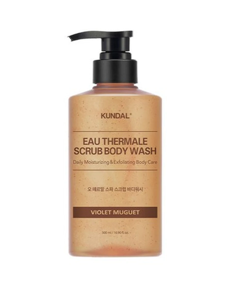 Kundal Eau Thermale Scrub Body Wash Violet Muguet 500ml