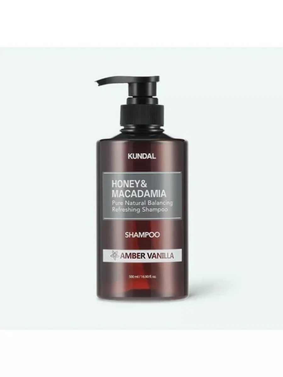 Kundal honey&macadamia shampoo 500 ml amber vanilla