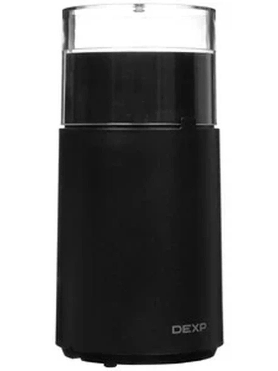 Кофемолка DEXP  CG-2080 [ротационная, мощность 200 Вт. емкость 80 гр., стальные лезция, включение нажимом крышки Черный]