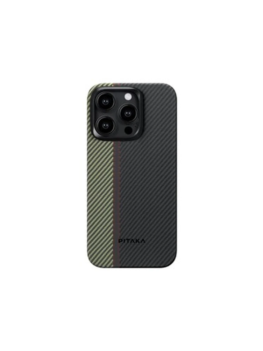 Чехол Pitaka Fusion Weaving MagEZ Case4 для iPhone 15 Pro-THIN&LIGHT (Overrture) 600D