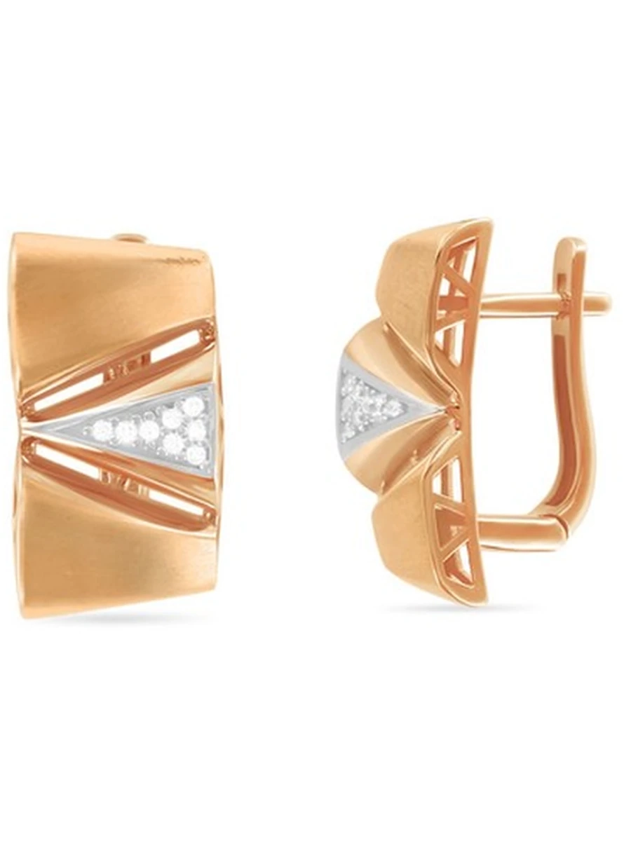 серьги с цирконом_5.5500
