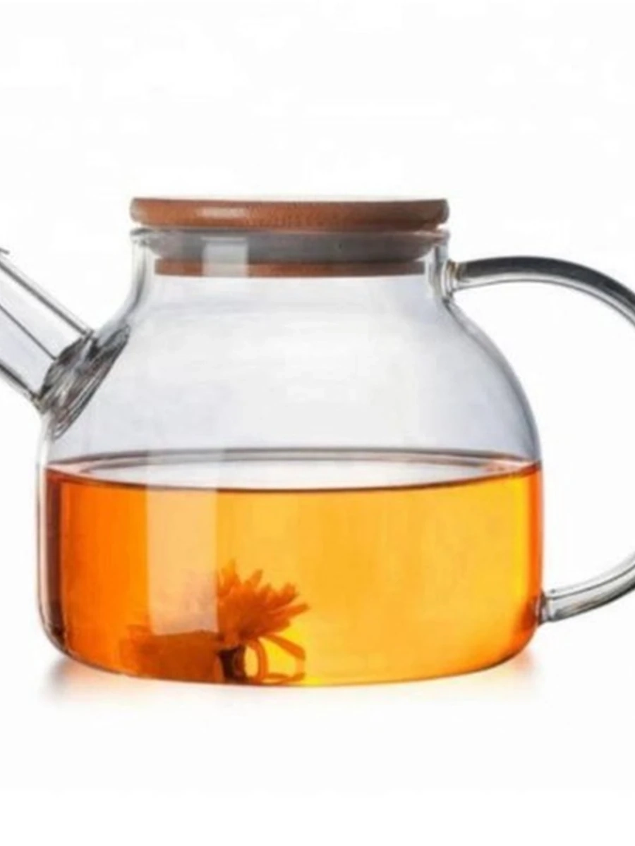 СТЕКЛЯННЫЙ ЗАВАРОЧНЫЙ ЧАЙНИК TEA & POT 1Л