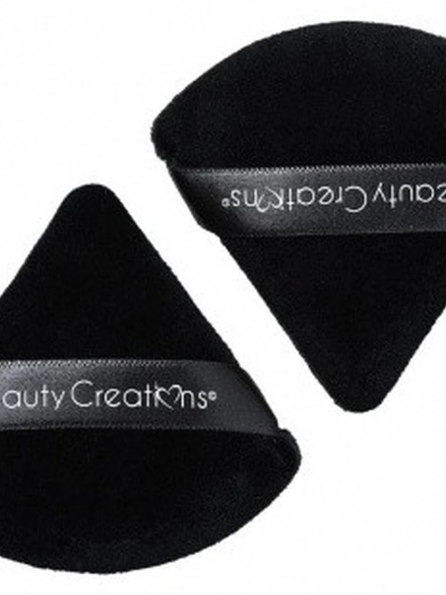 Beauty Creations Набор спонжей пуховок 2шт Black