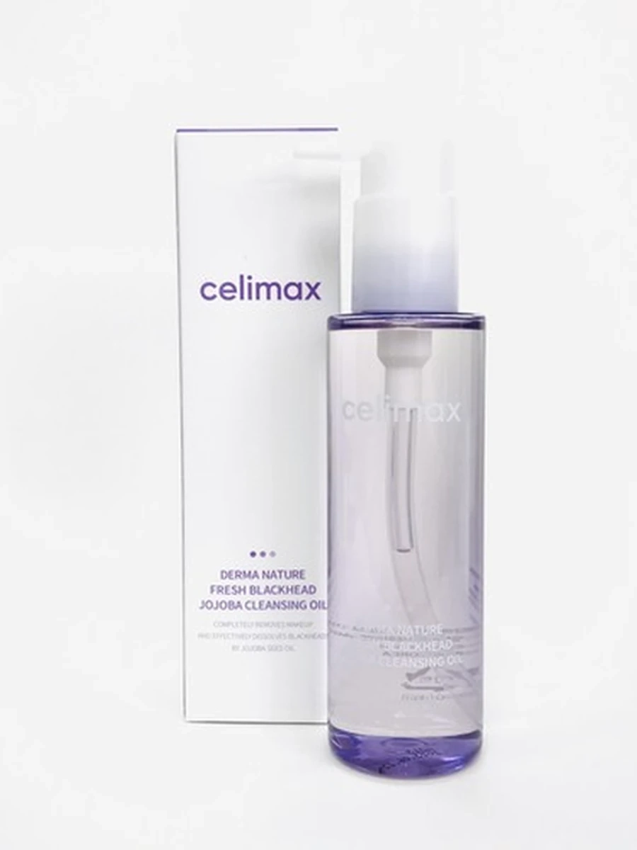 Гидрофильное масло Celimax Derma nature fresh bleckhead jojoba cleansing oil 008961